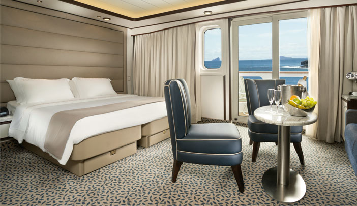 Suite Silversea en croisières de luxe