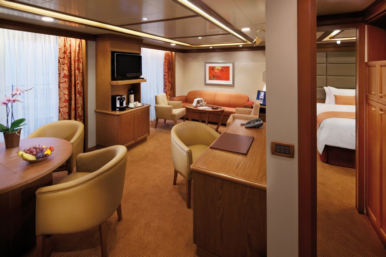 Suite Silversea en croisière tout inclus