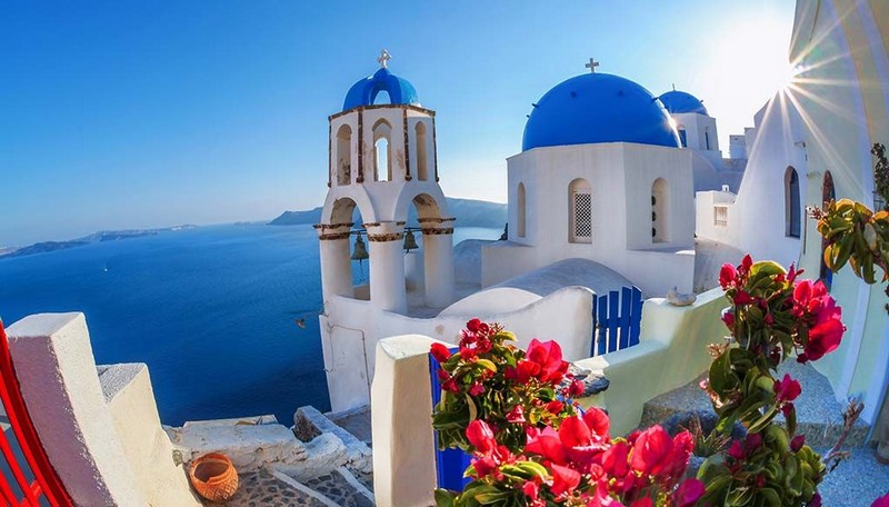 Croisière de Luxe Oceania Cruises à Santorin