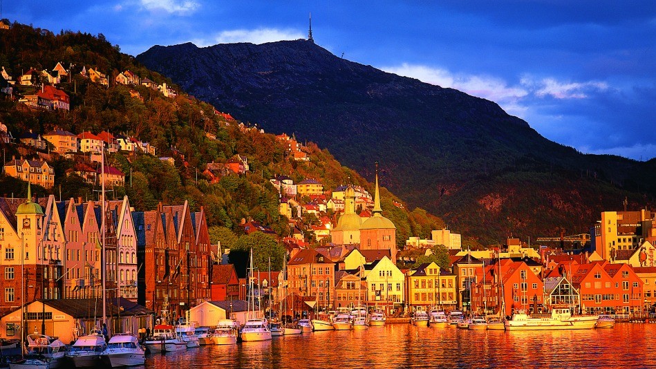 Croisière vers Bergen en Norvège