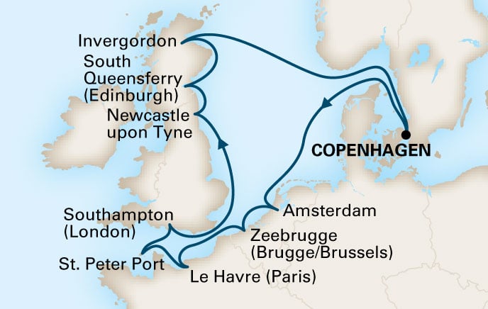 Croisière Holland America Line en juin 2018