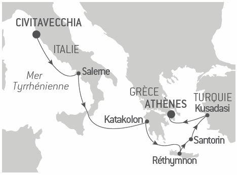 Croisière Trésors du monde méditerranéen