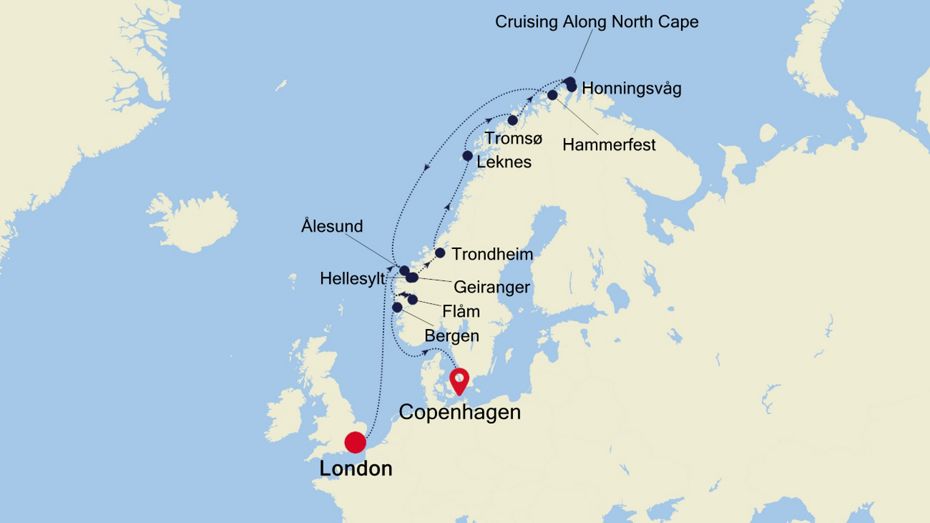 Croisière de Luxe en Europe du Nord - Fjords & Cap Nord