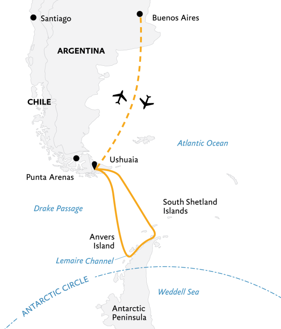 12 jours Buenos Aires / Buenos Aires sur l’Ultramarine de Quark Expeditions