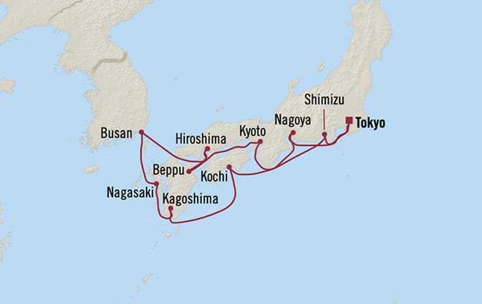 Croisière Oceania Cruises Révélations du Japon
