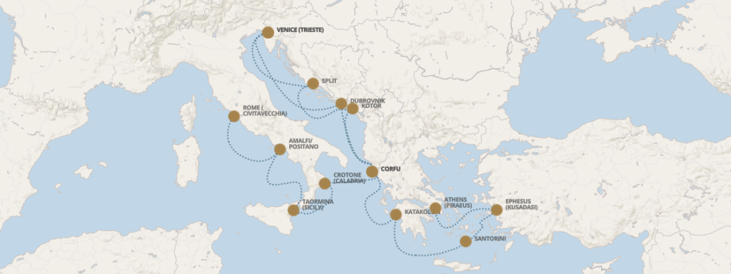 Croisières tout inclus Regent Seven Seas Cruises - Voyage vers la mer Égée