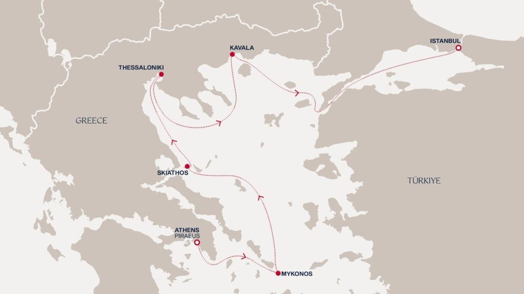 Croisière Explora Journeys Un voyage entre les couchers de soleil de Mykonos et les royaumes Macédoniens