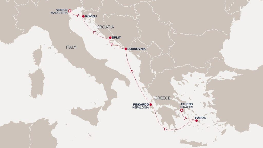 Croisière Explora Journeys Un voyage sous le signe du destin, de la Grèce aux côtes croates﻿