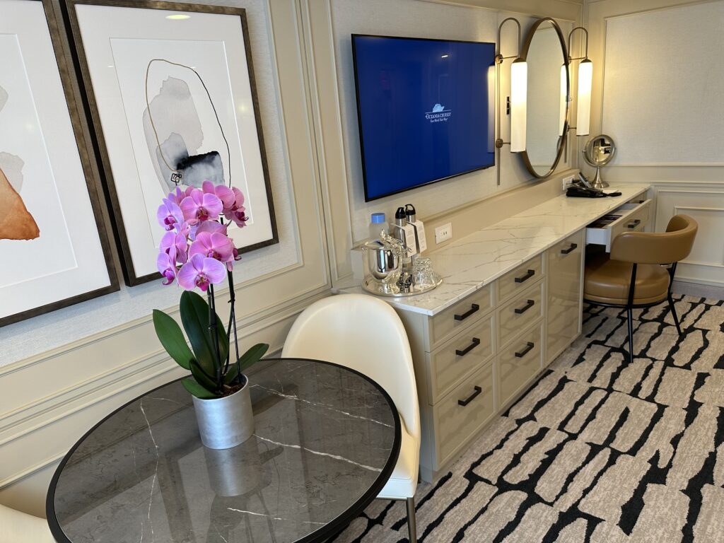 Nouveau design de la Penthouse d'Oceania Cruises