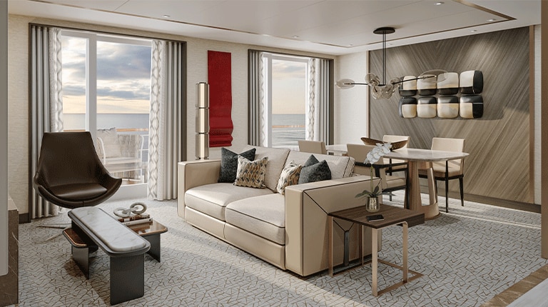 Seven Seas suites à bord du Seven Seas Prestige