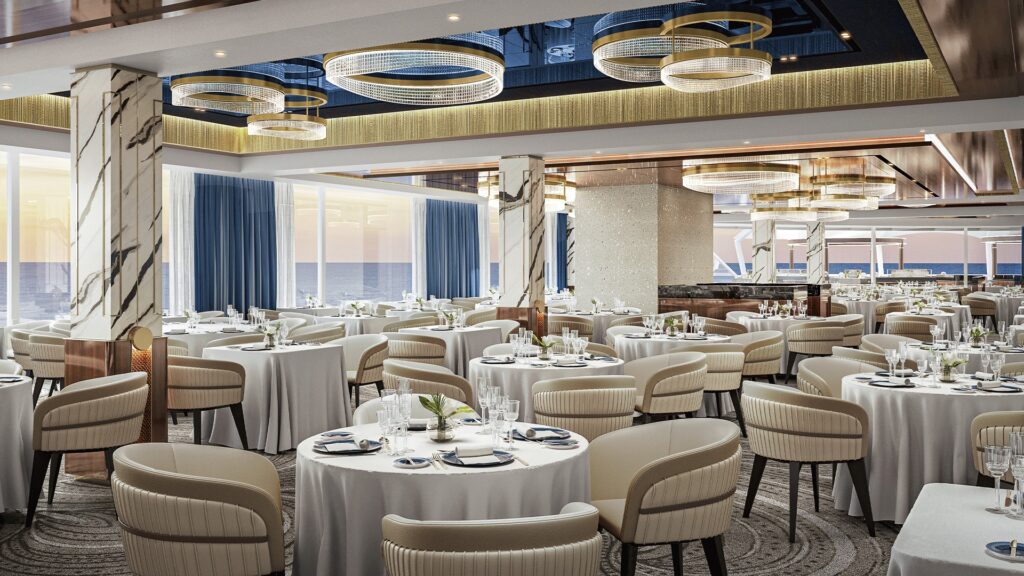 Le restaurant Compass Rose sur Seven Seas Prestige