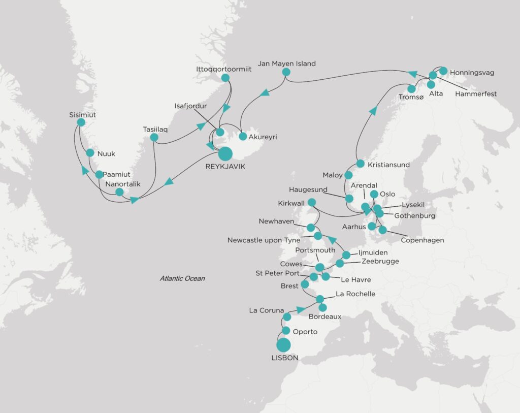 GRAND VOYAGE : 54 NUITS Crystal Cruises, Islande et Groenland