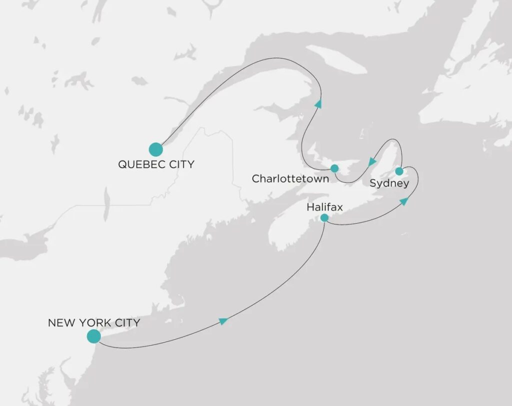 Crystal Cruises New York à Québec
(8 nuits)
