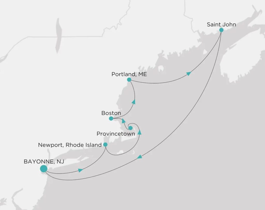 Crystal Cruises Boucle New York
(8 nuits)﻿