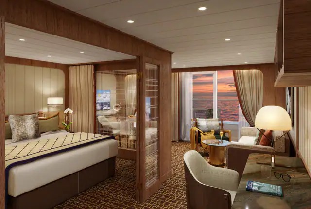 Croisières Seabourn : Penthouse Suite à bord du Seabourn Venture