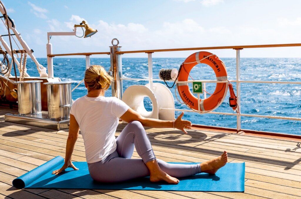 Yoga à bord du voilier Sea Cloud Cruises