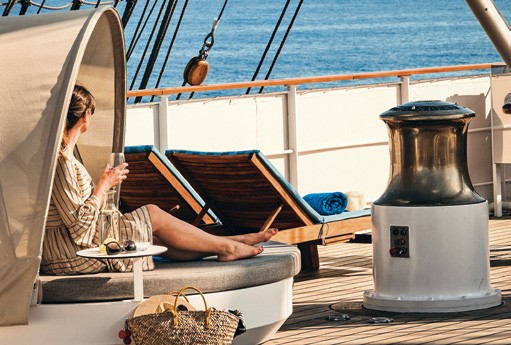 Havre de paix à bord de Sea Cloud Cruises