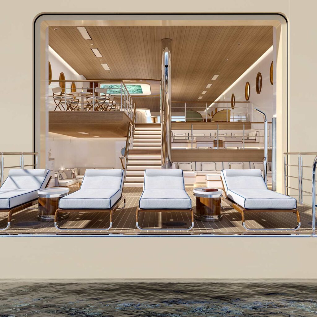 La marina à bord de Four Seasons Yachts