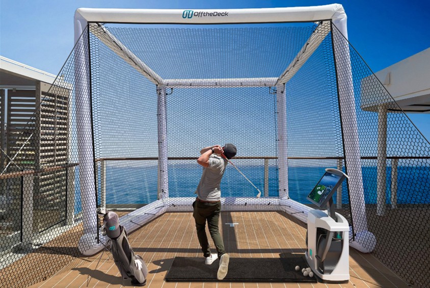 Golf à bord de Silversea avec SeaDrivePro