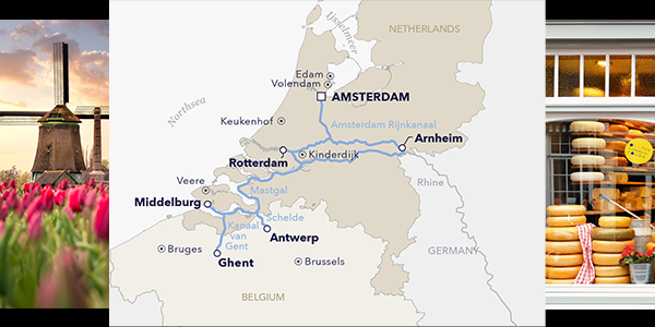 Croisières fluviales aux Pays-Bas avec Lüftner Cruises