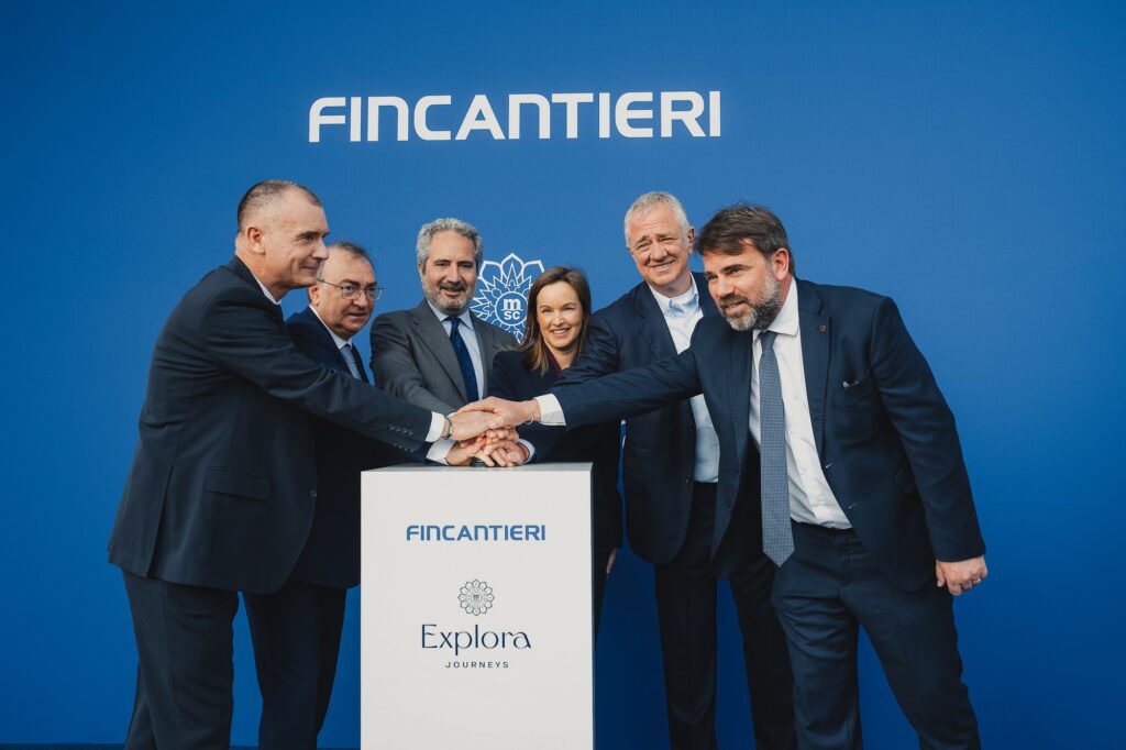 Le triple cérémonie d'Explora Journeys