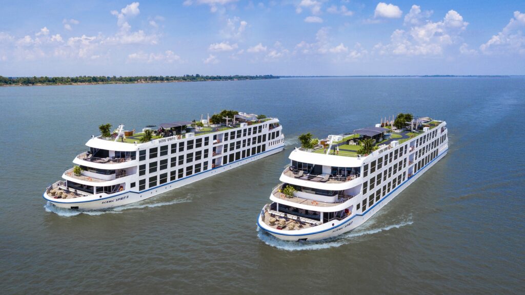 Scenic Spirit II et Scenic Spirit sur le Mékong, croisières fluviales de luxe en Asie