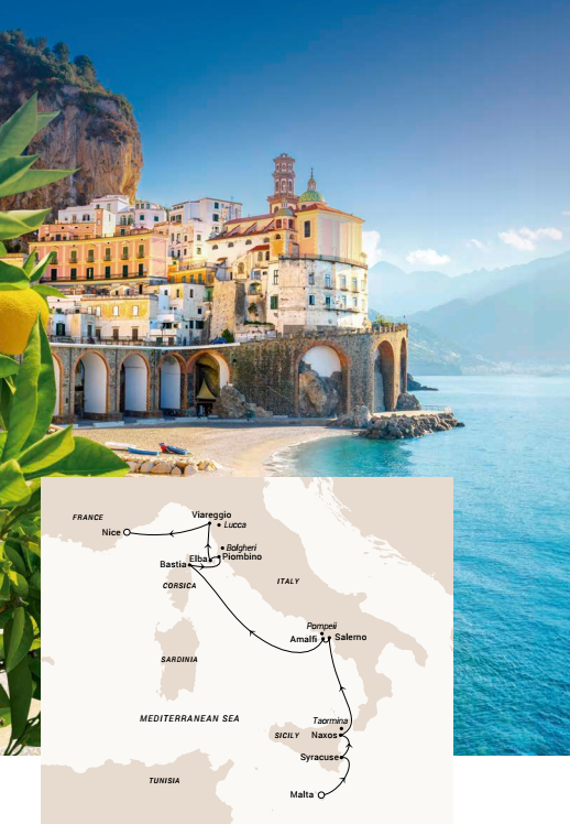 Sea Cloud II : de Malte à Nice par la Bella Italia (SCII-2736)