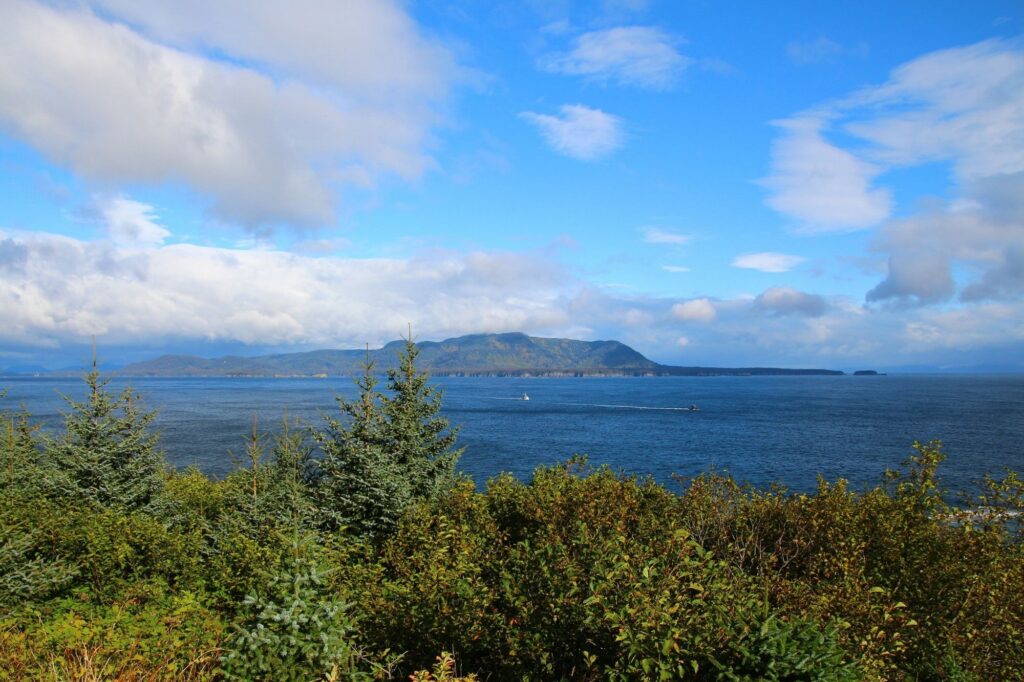 Parc historique d'État de Fort Abercrombie, sur l'île de Kodiak, en Alaska./Getty Images