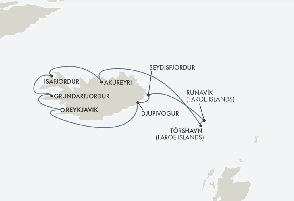 Croisière Regent de Reykjavik à Reykjavik