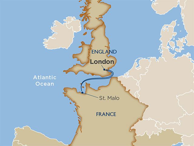 St. Malo Getaway (4 nuits au départ de Londres/HMS Belfast)