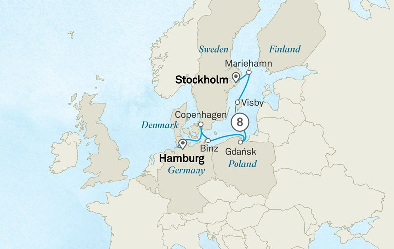 Croisière en Baltique : de Hambourg à Stockholm