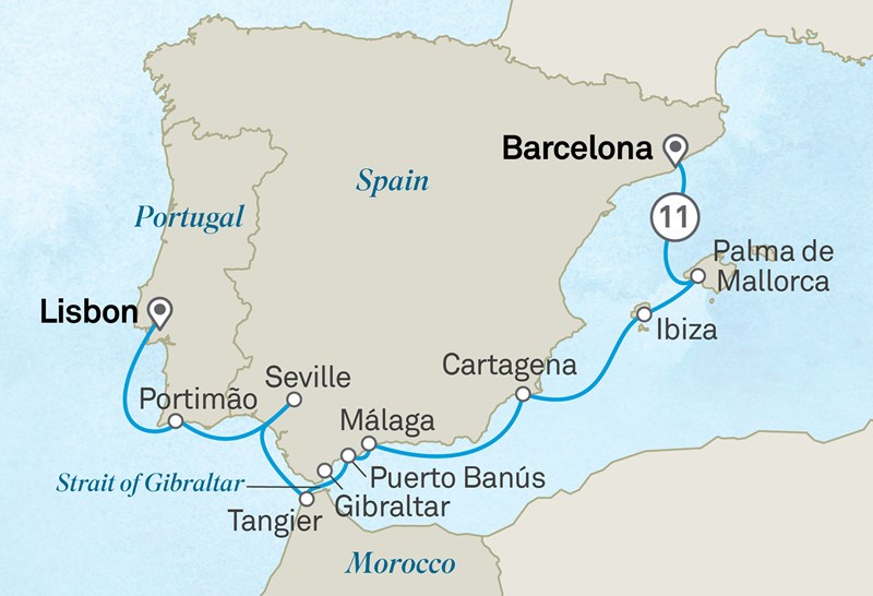 Découvertes ibériques : Espagne et Portugal avec le Maroc