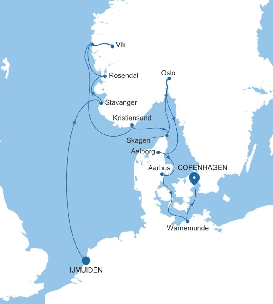 Tout compris Silversea - croisière IJmuiden (Amsterdam) – Copenhague