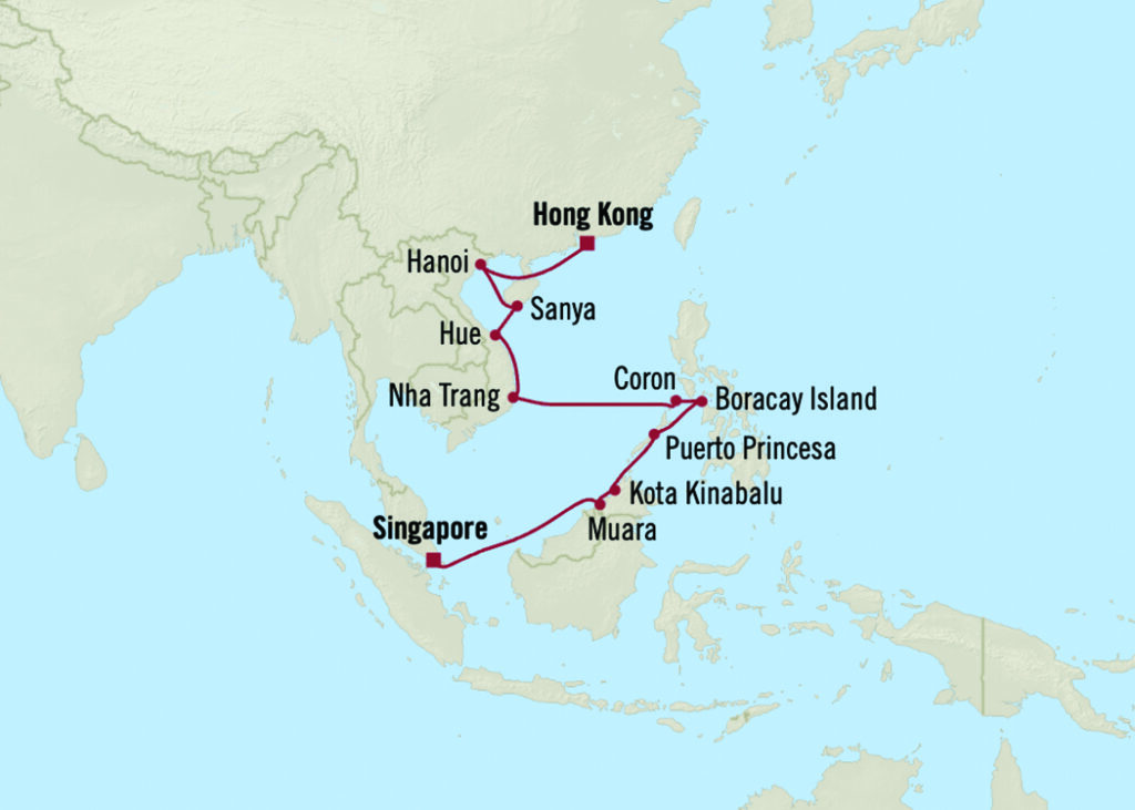 Croisière de luxe Noël et Nouvel An en Asie du Sud‑Est