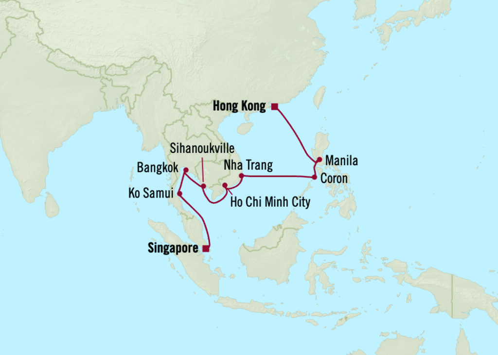 Croisière Oceania Cruises en Asie du Sud‑Est pour les fêtes de fin d'année