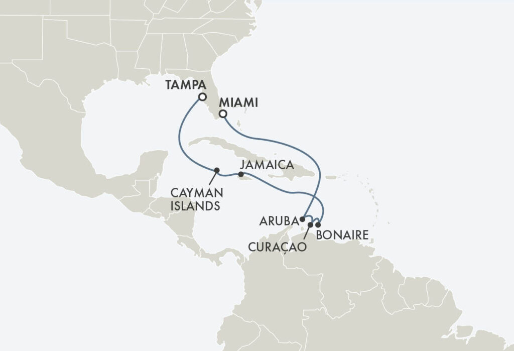 Croisière Regent de 10 nuits en décembre 2026, "Sunset Serenity"