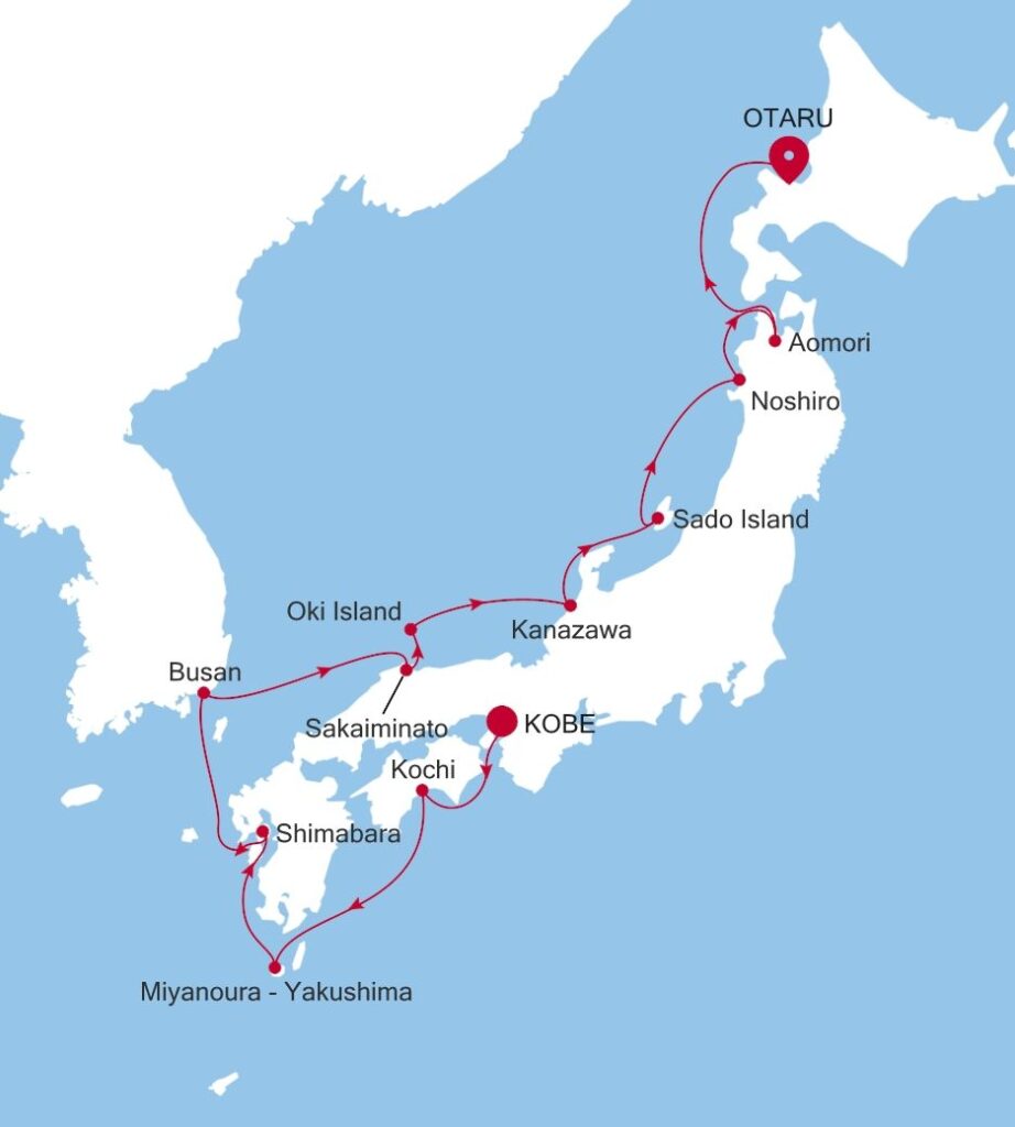 Croisière expédition au Japon