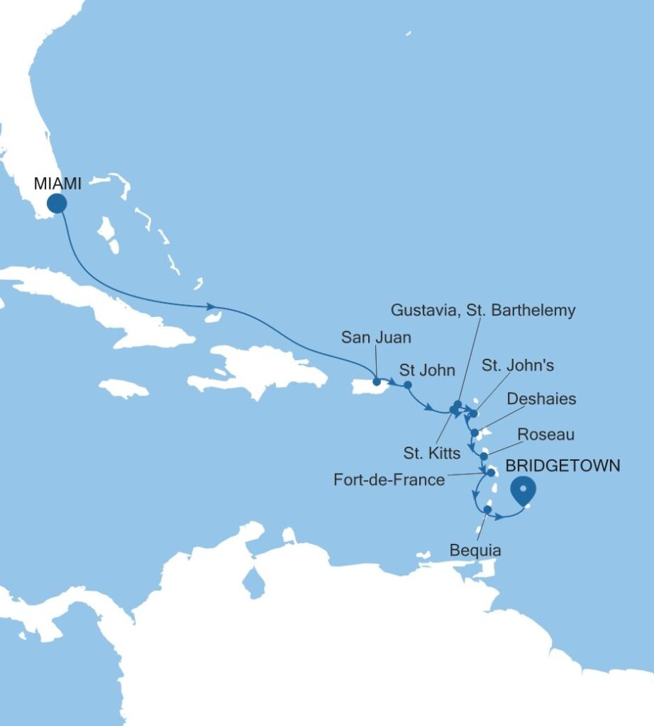 Croisière ultra-luxe au Caraïbes