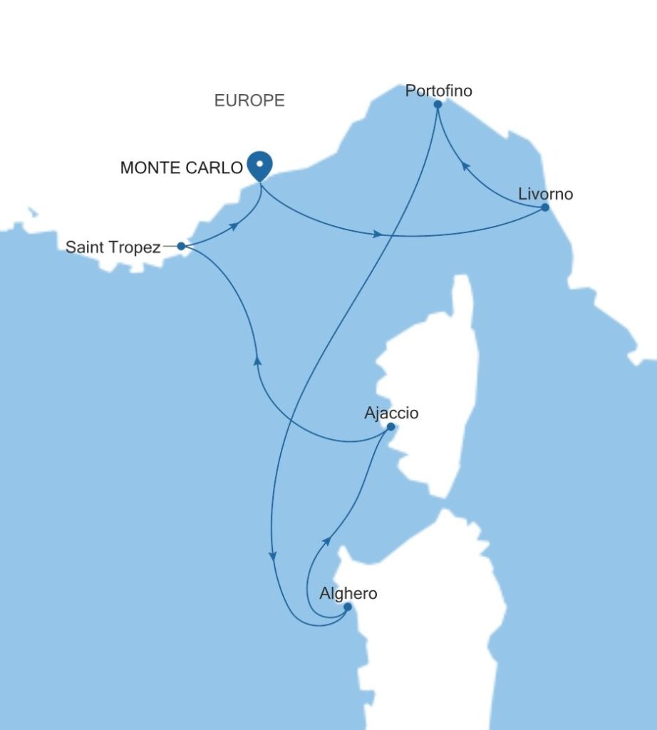Croisière de Monaco à Monaco