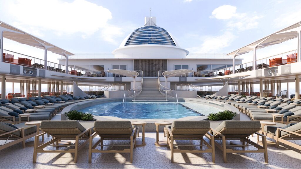 Pont piscine Solara du Seven Seas Prestige de Regent