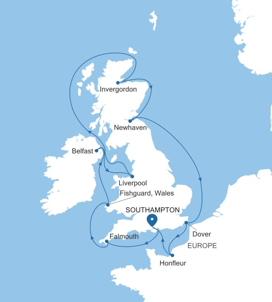 Croisière golf dans les îles britanniques avec Silversea