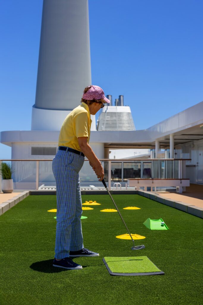 L'entrainement à bord avant vos 18 trous à terre avec Silversea
