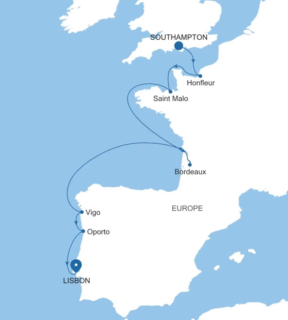 Croisière 12 jours (25 août – 6 septembre 2027)