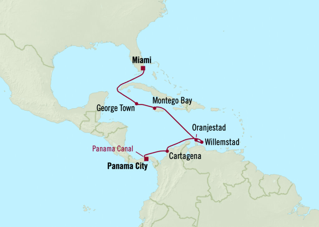 Croisière de luxe Oceania Cruises de Panama City à Miami