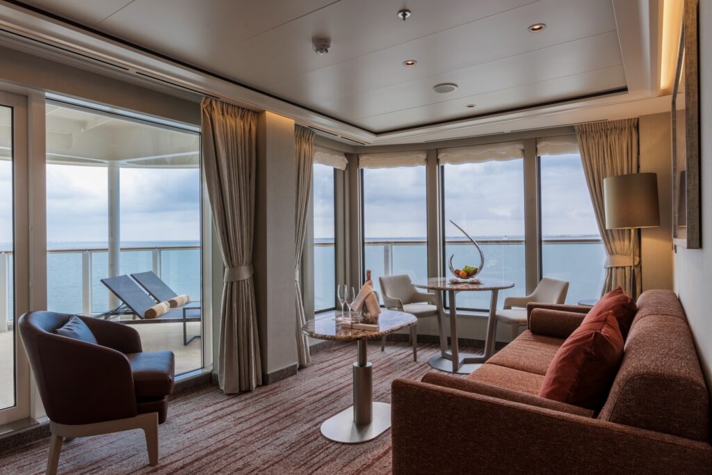 Croisière Silversea : les suites Otium, Master, Owner’s, Grand et Royal sont dans la catégorie Villa